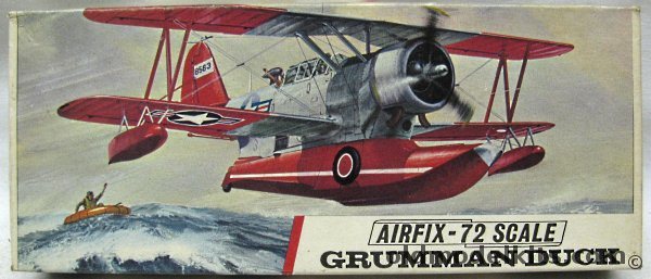 Airfix 1/72 Grumman J2F6 Duck - Wartime or Postwar Markings, 263 plastic model kit